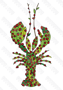"Ladybug Lobster" Prints