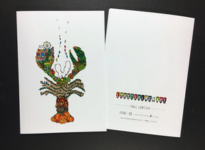 "Fall Lobster" Note Cards