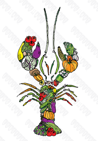 "Lobster Garden" Prints
