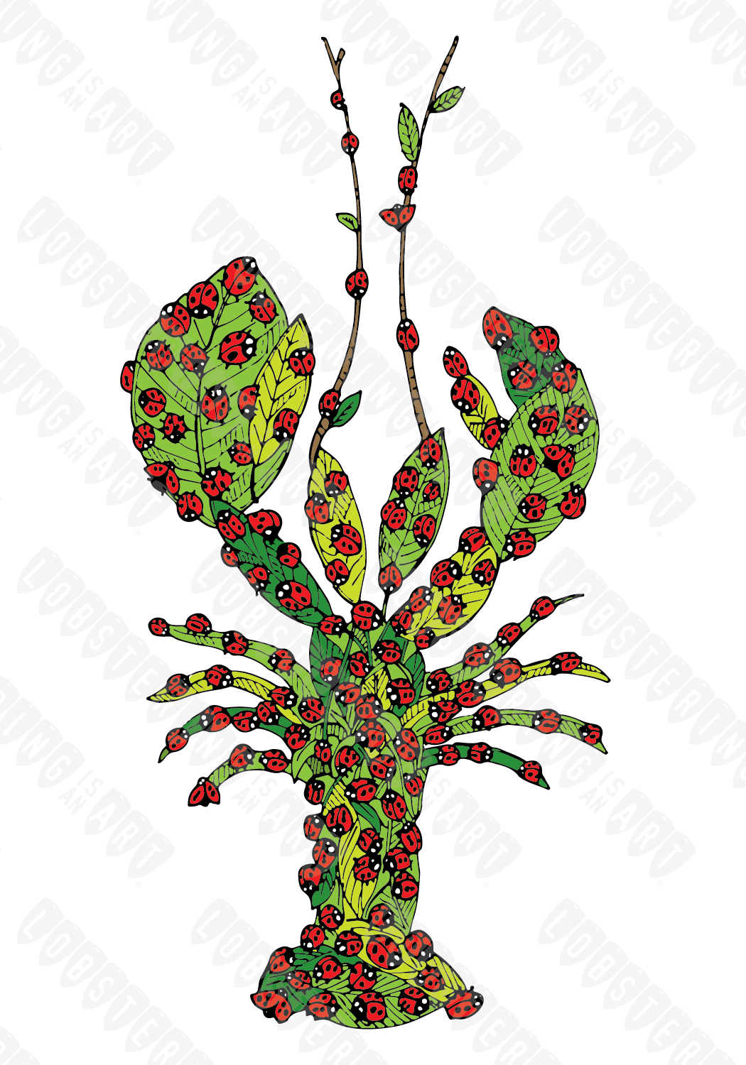 "Ladybug Lobster" - Lobstering Is An Art