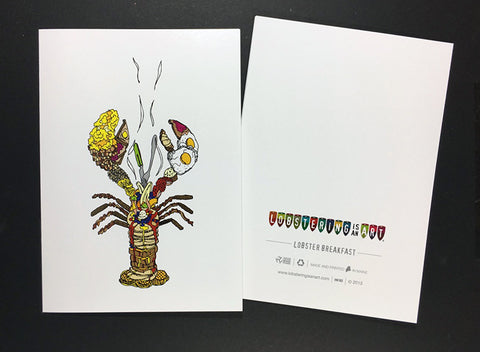 "Lobster Breakfast" Cards