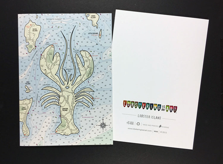 "Lobster Island" Note Cards