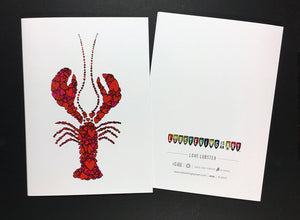 "Love Lobster" Note Cards