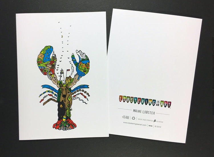 "Maine Lobster" Note Cards