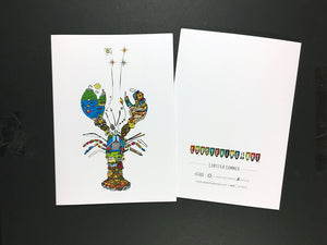 "Lobster Summer" Note Cards